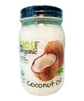 IOS love Organic Virgin Coconut Oil, Cold-Pressed - Natural Hair Oil, Skin Oil and Cooking Oil with Fresh Flavor, Non-GMO (Unrefined, 14 Fl. Oz)