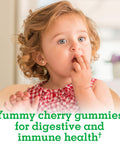 Garden of Life Probiotics For Kids Cherry Flavor Gummies - Sugar Free Once Daily Kids Probiotic Gummies 3 Billion Cfu Probiotics Plus Fiber For Digestive & Immune Health 30 Vegetarian Gummies