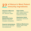 Ultimate Immune Support Vitamin C D E and Zinc Natural Immunity Booster Multivitamin Herbal Supplement Elderberry Eusacea Daily Immune Defense Antioxidant Support.