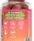 SkinnyBoost - Vegan Apple Cider Vinegar Gummies for Natural Weight Loss, Detox & Immune Support. Made w/ The Mother & Vitamin B - Non-GMO, Sugar & Corn Syrup Free - 750 MG- Made in The USA