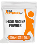 BulkSupplements L-Isoleucine Powder - Amino s for Immune Support, BCAA Supplement - Unflavored, - 1000mg (100 Grams - 3.5 oz)
