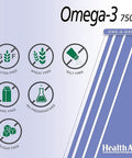 Healthaid | Omega 3 750Mg (Epa 425Mg Dha 325Mg) - 60 Capsules | 4 X 60 Capsule