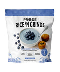 Pride Foods Rice 'N Grinds Hot Cereal - Gluten-Free, Non-GMO, Vegan-Friendly, Natural Rice Breakfast, Quick & Easy Hot Meal, Low-Fat Comfort Food, 30 Servings, Apple Pie