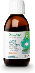 Organika Liquid Zinc And Vitamin C - Orange Flavour - Immunity Support- 300 Ml (Pack Of 1)