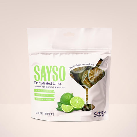 SAYSO Variety Pack | Skinny Mix: Spicy Margarita, Cardamom Paloma, Hibiscus Cosmopolitan & Honey Rosemary Moscow Mule - Craft Cocktail & Mocktail Mixers (Low-Calorie & Low Sugar), 8-Pack Assorted