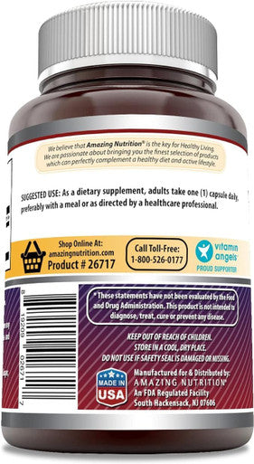 Amazing Nutrition Formulas Inositol Supplement | 500 Mg Per Serving | 100 Capsules | Non-GMO | Gluten | Made in USA | Pack of 2
