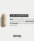 10,000mg 20x Concentrated Extract - Single Origin Wildcrafted Maca Root Capsules - Ultra High Strength - Highly Purified Peruvian Maca Root Powder - Gelatinized Black, Red and Yellow Complex