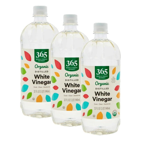 365 by Whole Foods Market, Organic White Distilled Vinegar, 32 Fl Oz (Pack of 3)