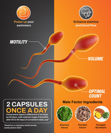 Healing Effectory Stamen Male Vitality Supplement, Male Fertility Support, Male Stamina, Motility, Strength, Conceive, Preconception Supplement 30 Day (60Ct) All Natural