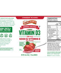 Barlean's Seriously Delicious Vitamin D3 Strawberry Milkshake 125 mcg (5000 IU) 5.6 oz