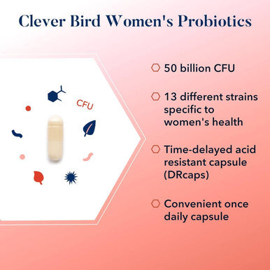 Best Nest Wellness Probiotics for Women - Once Daily Women Probiotic 50 Billion CFU 13 Strains Probiotic Nutritional Supplements Patented Delayed Released Womens Probiotic for Digestive Health 30Ct