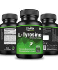 Potent L Tyrosine 500mg Capsules - Amino Acid Nutritional Supplement for Brain Health Thyroid Support - L-Tyrosine 500mg Brain Supplement for Memory and Focus Support