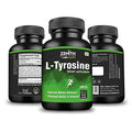 Potent L Tyrosine 500mg Capsules - Amino Acid Nutritional Supplement for Brain Health Thyroid Support - L-Tyrosine 500mg Brain Supplement for Memory and Focus Support