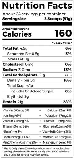 Orgain USDA Organic Plant Protein and Superfoods Powder 2.70pounds