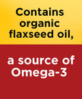 Nature Made Extra Strength Flaxseed Oil 1400 mg, Fish Free Omega 3 Supplement, Dietary Supplement for Heart Health Support, 100 Softgels, 100 Day Supply