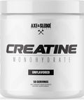 Axe & Sledge Supplements Basics Creatine Enhances Strength Increases Lean Body Mass Boosts Performance Unflavored 50 Servings