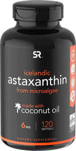Sports Research Biotin 5000mcg 120ct Astaxanthin 6mg 120ct Bundle