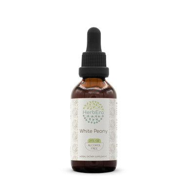 White Peony B60 Alcohol-Free Herbal Extract Tincture, Concentrated Liquid Drops Natural White Peony (Paeonia Lactiflora) Dried