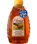Peach Honey, 32oz, Raw & Unfiltered, Sweetwater Creek Honey Farm | 100% Raw, & Unfiltered, Peach-Infused to Perfection, Beekeeper Owned and Operated, Natural Sweetener, Sugar Replacement