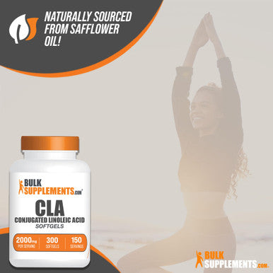 Bulksupplements.Com Conjugated Linoleic Acid Softgels - Cla Supplements, Cla 2000Mg, Cla Safflower Capsules, Cla Pills - 2 Cla Softgels Per Serving, 150-Day Supply, 300 Softgels