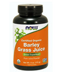 NOW Foods - Barley Grass Juice Powder Certified Organic - 4 oz.