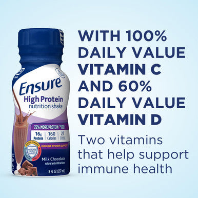 Ensure Nutritional Shake 16G Protein Milk Chocolate 8 Fl Oz 6 Count