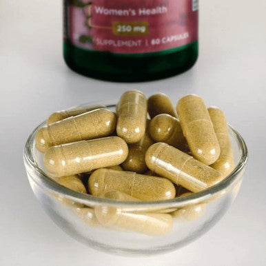 Swanson Ovarian Glandular Supplement - Women's Glandular Health and Balance Support - Premium Bovine Tissue - 60 Capsules 250mg Each (4 Pack)
