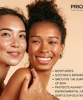 PRIORI Skincare Gentle Face Cleanser with Lactic Acid, Vitamins A, C, E Intense Hydration Light Exfoliation Women and Men All Skin Types Fragrance Free Dermatologist Tested 6 fl oz