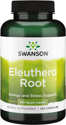 Swanson Eleuthero Root 425 Milligrams 120 Capsules