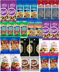 Nuts Snack Packs - Mixed Nuts and Trail Mix Individual Packs - Healthy Snacks Care Package Gift (28 Count)