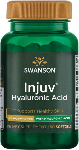 Swanson Injuv - Supports Natural Skin Moisture Retention - (90 Softgels 140mg Each)