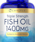 Carlyle Triple Strength Omega 3 Fish Oil | 1400mg | 60 Softgels | Non-GMO Gluten Supplement