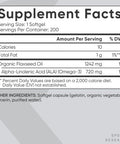 Sports Research Extra Strength Flaxseed Oil Softgels 1242Mg - Plant Based Omega-3 Fish Oil Alternative For Women & Men - Non-Gmo Verified, Soy & Gluten (200 Count)