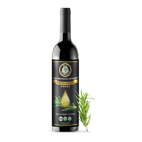 M.G. Pappas Extra Virgin Olive Oil, High Polyphenol EVOO - Cold Pressed & Unfiltered Greek Olive Oil - Over 500mg/kg Polyphenols with High Hydroxytyrosol - Award-Winning Organic Quality - 12.7oz (375ml) Bottle