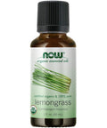 Now Foods Organic 100% Pure Lemongrass Essential Oil, 30ml
