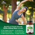Zazzee White Kidney Bean 10:1 Extract, 18,000 Mg Strength, 200 Vegan Capsules, Over 2 Month Supply, Standardized And Concentrated