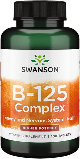 Swanson Vitamin B-125 Complex 100 Tabs