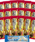 Fit Crunch Snack Size Protein Bars 6Layer Baked Bar 3G Of Sugar & Soft Cake Core (18 Peanut Butter Bars + 1 Vanilla Wafer Bar)