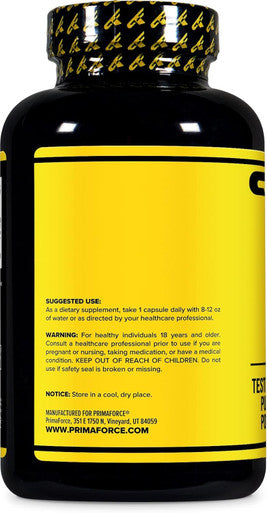 Primaforce Turkesterone 600mg 90 Capsules - Non-GMO & Gluten Supplement