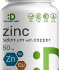 Deal Supplement Zinc 50mg with Selenium 200mcg + Copper 240 Capsules 8 Month Supply 3 in 1 Mineral Formula