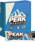 Peak Protein Bars Almond Butter Amaretti Natural Grassfed Whey 19G Protein Nongmo Gluten Organic Milk Chocolate (12 Bars)