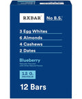 RXBAR Protein Bars, Protein Snack, Snack Bars, Blueberry, 18.3oz Box (10 Count)