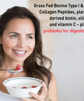 Garden of Life Grass Fed Collagen Beauty - Strawberry Lemonade 20 Servings - Collagen Peptides Powder For Women Men Hair Skin Nails Collagen Protein Hydrolyzed Supplements