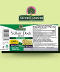 Nature'S Answer Alcohol- Yellow Dock Root 2000mg 1oz | Promotes Liver Function | Natural Body Detox | Bloating Relief | Gluten- Non-GMO Vegan | Single Count