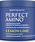 Bodyhealth Perfectamino Powder - Bcaa And Eaa Powder For Pre And Post Workout - Amino Acid Energy Drink Powder For Men And Women To Support Lean Muscle And Recovery - Lemon Lime - 30 Servings