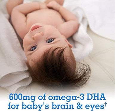 Garden of Life Baby Plant DHA Liquid, 600mg Omega 3 DHA Drops for Baby's Brain & Eyes, Vegan, Non-GMO & Gluten Free Plant Based Baby DHA for Newborns, Infants & Toddlers, 37.5 mL (1.26 fl oz) Liquid