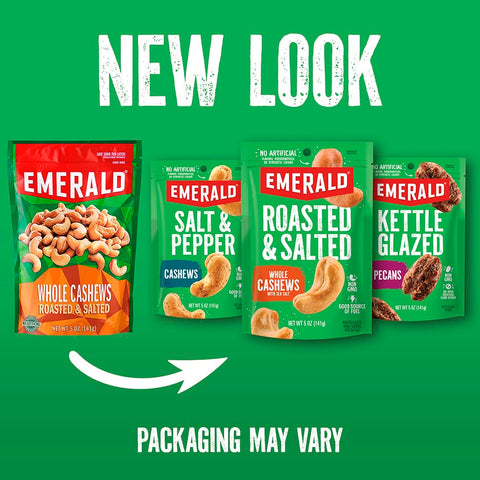 Emerald Nuts, Jalapeno Cashews, 5 Oz Resealable Bag