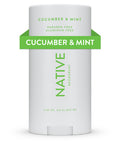 Native Deodorant | Natural Deodorant for Women and Men, Aluminum Free with Baking Soda, Probiotics, Coconut Oil and Shea Butter | Cucumber & Mint