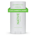 Native Deodorant | Natural Deodorant for Women and Men, Aluminum Free with Baking Soda, Probiotics, Coconut Oil and Shea Butter | Cucumber & Mint