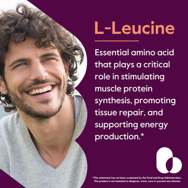 Bestvite L-Leucine 500mg per Capsule (480 Vegetarian Capsules) (240x2) - No Stearates - No Fillers - No Flow Agents - Vegan - Non GMO - Gluten
